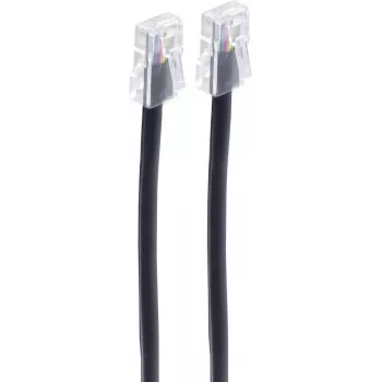 Kabel telefoniczny ShiverPeaks BS70083-8/8 3m Czarny