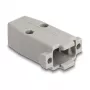 Osłona kabla DELOCK D-Sub plastikowa obudowa dla wtyków 9-pinowych męskich/żeńskich z uszczelkami gumowymi, szara, 31,2×47,9×16,6 mm