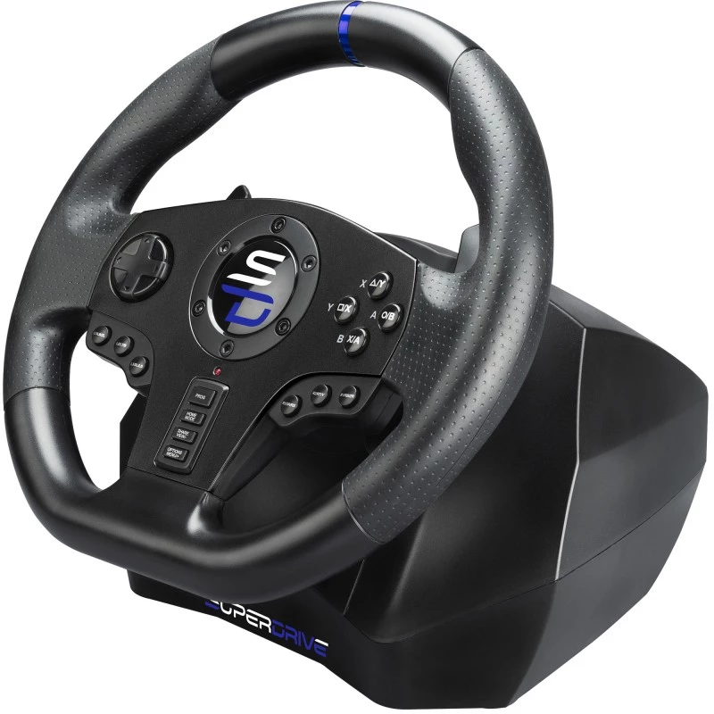 Kierownica + Pedały Subsonic SV750 Czarna Obrót 270° USB