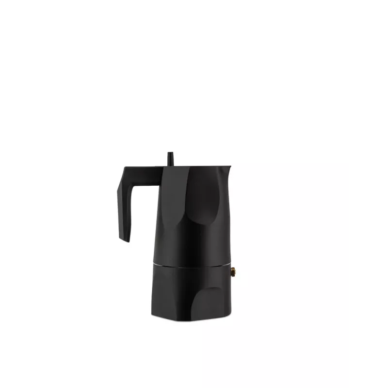 Alessi MT18/3 Ekspres do kawy Ossidiana, stal nierdzewna, aluminium, 3,5 x 18,5 x 40,5 cm