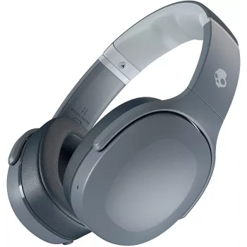 Słuchawki Skullcandy Crusher Evo — przewodowe i Bluetooth, szary, 40 h odtwarzania, USB-C, AUX, składane