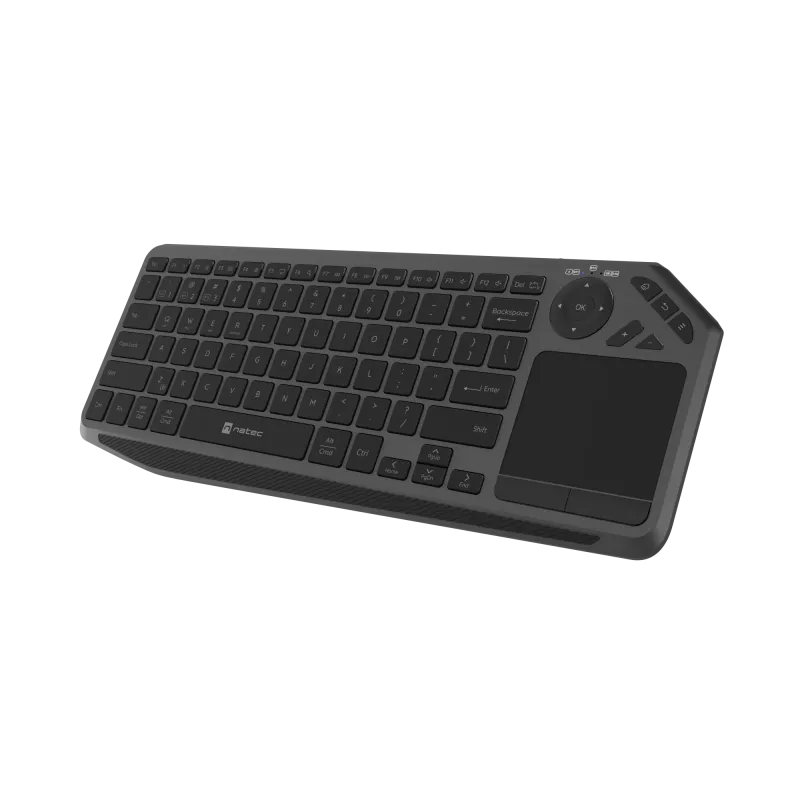 Natec Turbot 2 | Klawiatura | Bezprzewodowa | US | Bluetooth | Czarno-szara