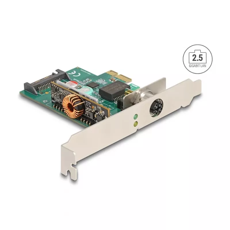 DeLOCK 90760 wewnętrzna karta sieciowa 2500 Mbit/s PCI Express przewodowa