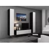 Cama zestaw mebli do salonu VIGO 9 czarny/biały połysk