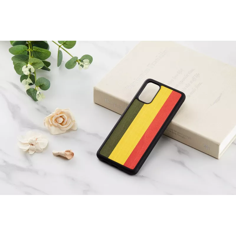 Etui ochronne Man and Wood Galaxy S20+ reggae Czarny