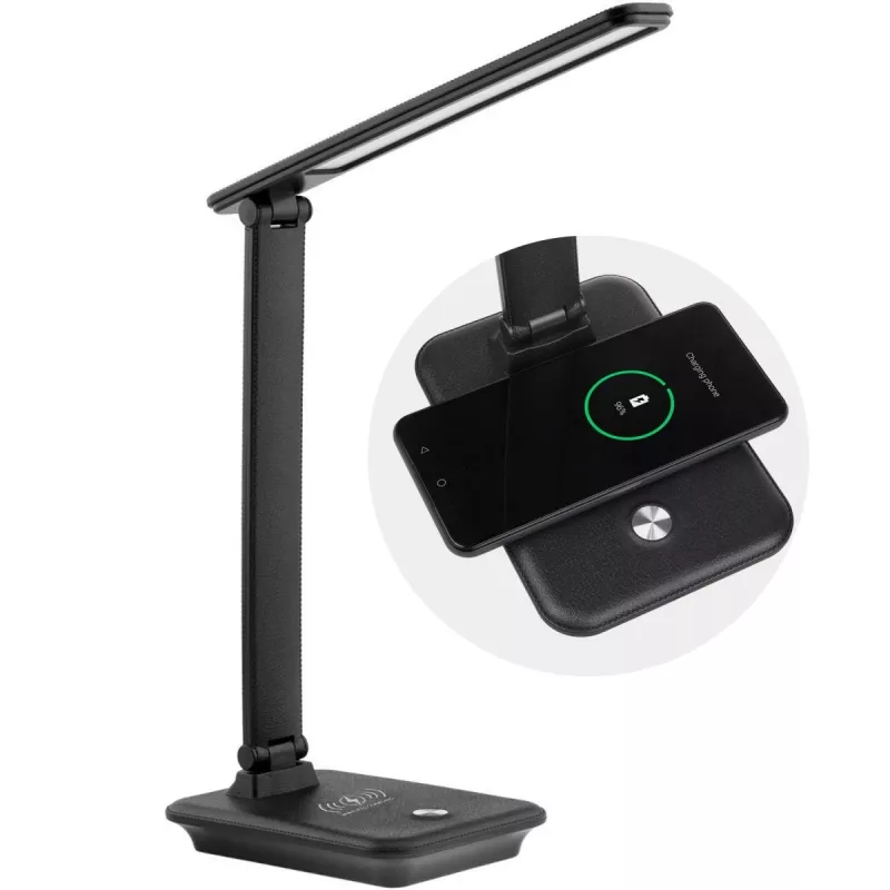 Lampa biurkowa LED 9W z ładowarką Qi Maclean MCE616B
