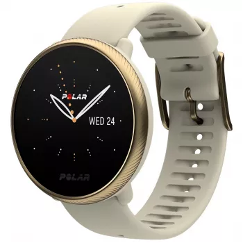 Polar Ignite 2 - Złoty Szampan - Zegarek sportowy z paskiem - Silikon - Szampan - Rozmiar paska: S/L - Bluetooth - 35 g (90085185)