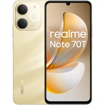 realme Note 70T 17.1 cm (6.74 cala) Dual SIM Android 15 4G USB Type-C 4 GB 128 GB 6000 mAh Złoty