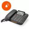 Gigaset DL380 telefon przewodowy, czarny