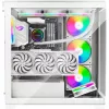 Obudowa XILENCE X818.W.ARGB, ATX/micro ATX/Mini-ITX, biała, Midi Tower