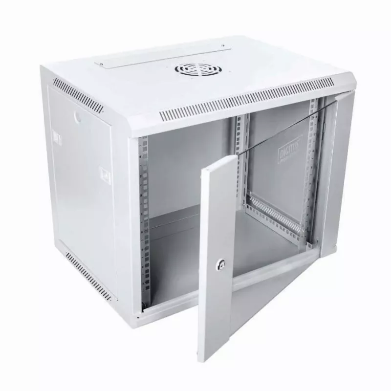 Digitus DN-W19 09U/450 szafa rack 9U Szafa wisząca Jasnoszary