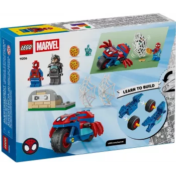 LEGO MARVEL 11206 Spidey na motocyklu kontra Rhino