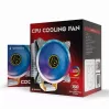 Chłodzenie powietrzne Gembird CPU-HURACAN-ARGB-X130 12 cm Czarno-Białe