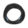 Światłowodowy patchcord Extralink SC/UPC – SC/UPC, jednomodowy G.657.A2, simplex, płaski drop, 15 m