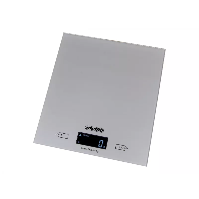 Mesko | Waga kuchenna | MS 3145 | Maksymalna waga (udźwig) 5 kg | Działka 1 g | Typ wyświetlacza LCD | Srebrny