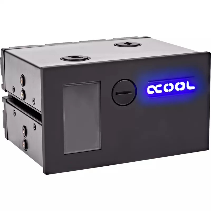 Alphacool Eisfach - Single Laing D5 - Dual 5,25 Bay Station (15247)