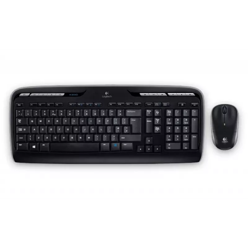Klawiatura Logitech MK330 bezprzewodowa US czarna