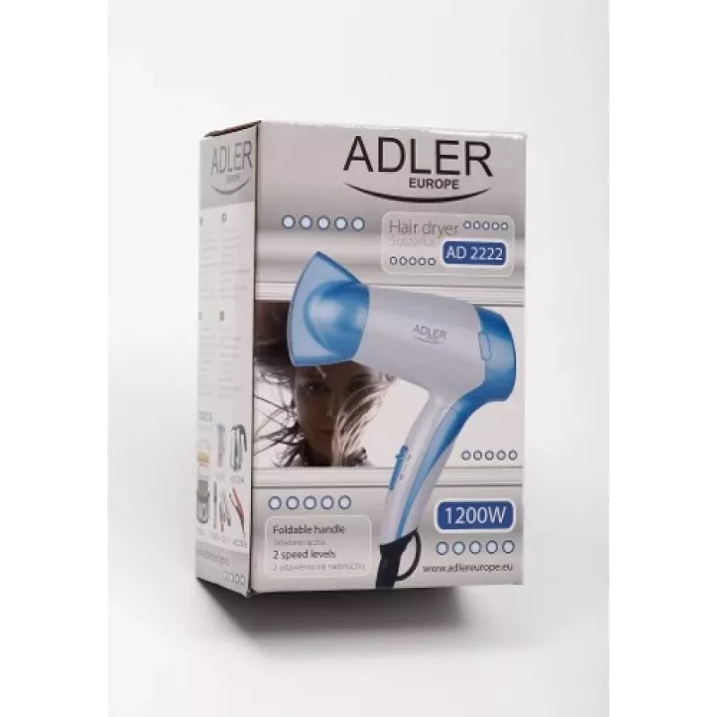 Adler AD 2222 Niebieski, Biały 1200 W