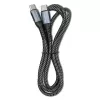 Kabel Qoltec USB 2.0 Type C – Type C 100W QC 3.0 PD 1m Czarny