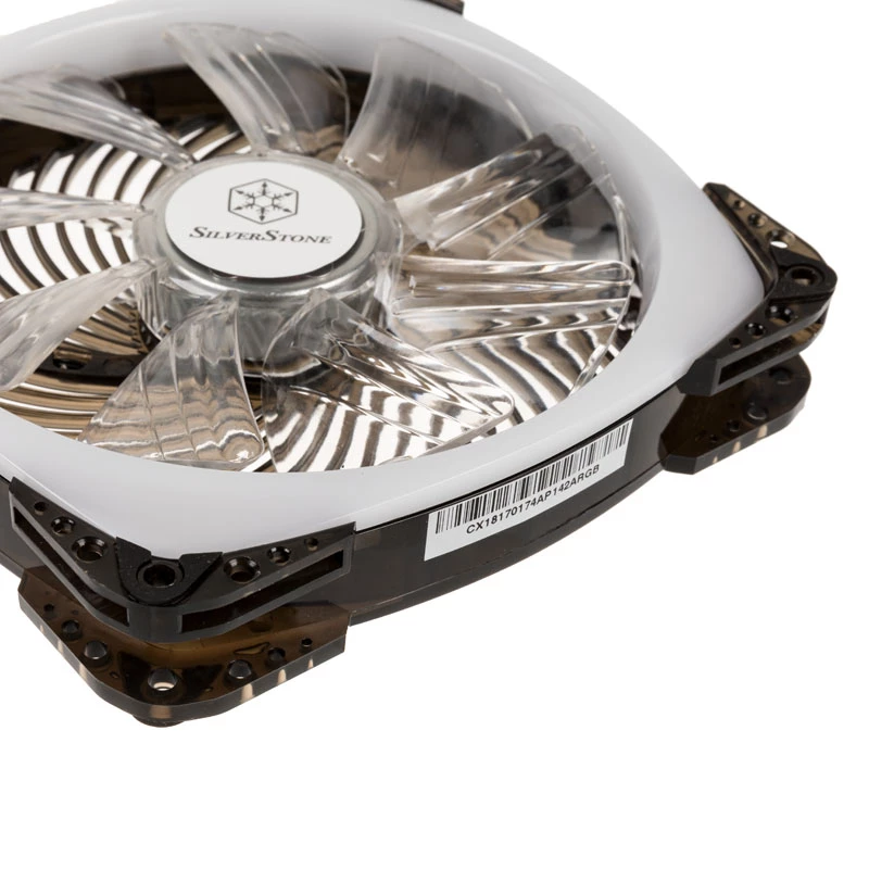 SILVERSTONE SST-AP142-ARGB 140x140x25 ARGB PWM wentylator do chłodzenia PC, 140mm