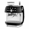 Ekspres do kawy SMEG EGF03BLEU. Kaffeevollautomat w stylu lat 50. Czarny