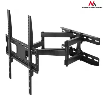 Uchwyt ścienny do telewizora MACLEAN MC-760 dla telewizorów 32–55 cali, stal, VESA do 400x400, 30 kg, czarny, 9,6–44,8 cm