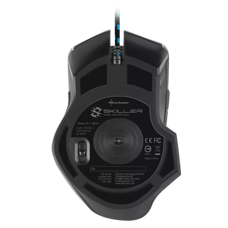 Mysz Sharkoon Skiller SGM1 do gier Praworęczna USB Typu-A Optyczna 10800 DPI