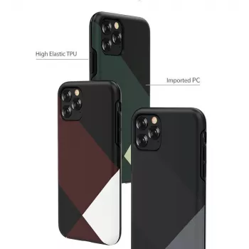Etui ochronne Devia Simple style grid na iPhone 11 Pro, czerwone