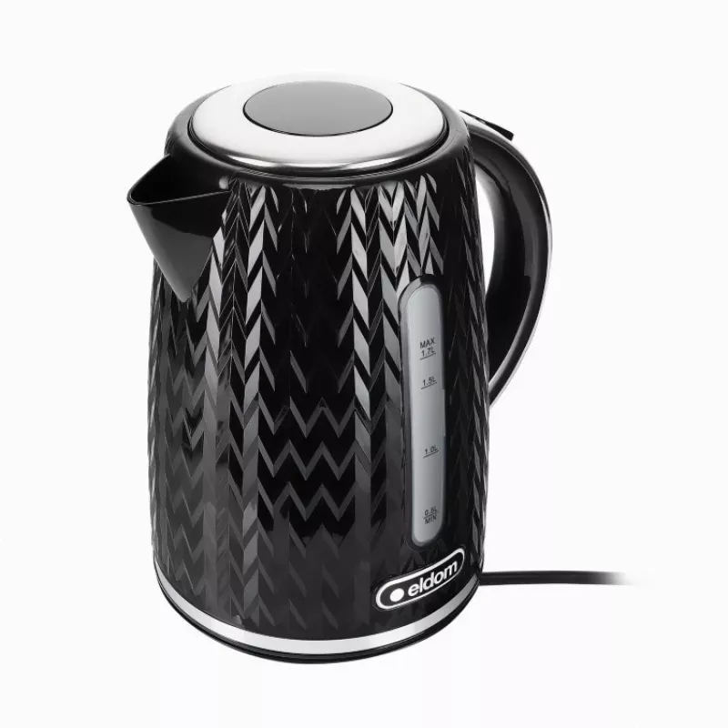Czajnik NELO, pojemność 1,7 l, moc 2000 W, czarny