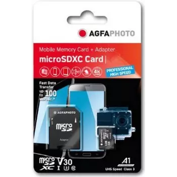 Karta pamięci AgfaPhoto 10613 128 GB MicroSDXC UHS-I Klasa 10 (10613)