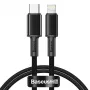 Baseus High Density Braided kabel Type-C to Lightning, PD, 20W, 1m (czarny)