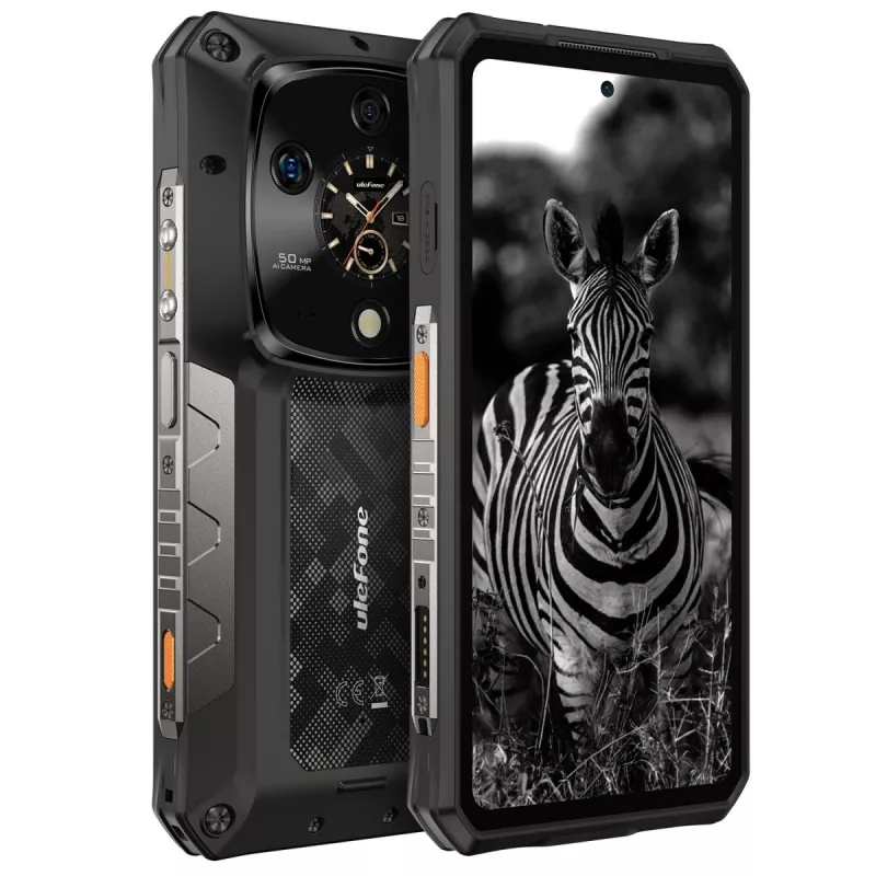 Wzmocniony smartfon UleFone Armor 28 Ultra 5G — 16 GB RAM, 1 TB pamięci, czarny