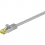 Wentronic GoobayCat.7 przewód instalacyjny kabel krosowy, S/FTP (PiMF), szary, 30 m - LSZH bezhalogenowy, miedź, wtyk RJ45 (91675)