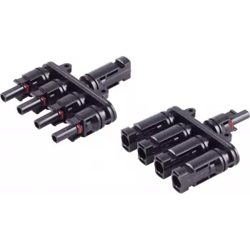 shiverpeaks ®-PV4 T-Adapter Set, 4/1, IP68, 1.5kV, czarny (BS02-21014)