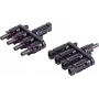 shiverpeaks ®-PV4 T-Adapter Set, 4/1, IP68, 1.5kV, czarny (BS02-21014)