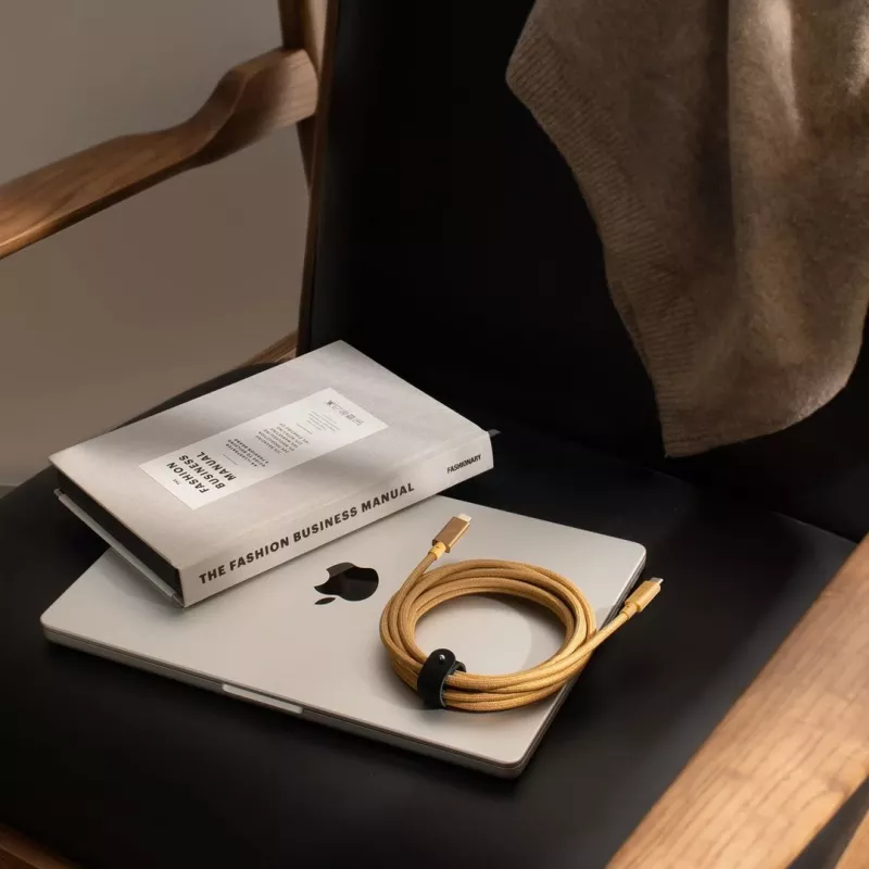 Kabel USB-C na USB-C Native Union Belt kabel Pro 240W, 2,4 m, USB 2.0, 0,48 Gbit/s, zielony