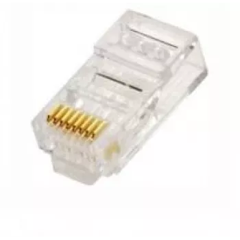 Złącza RJ45 extra digital LYUS005 zestaw 100 szt., do kabli Ethernet, kompatybilne z Cat5e/Cat6