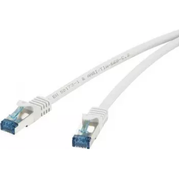 Kabel sieciowy Renkforce RJ45 CAT 6a S/FTP 0,25 m szary