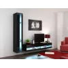 Regał Cama VIGO NEW 180/40/30 czarny/czarny połysk