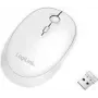 Logilink - Maus - optisch - kabellos - 2.4 GHz, Bluetooth 4.0 - kabelloser Empfänger (USB) - weiß (ID0205)