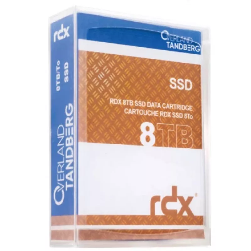 Kartridż RDX Overland-Tandberg 8 TB SSD, nośnik RDX, 87×119×23 mm, czarny