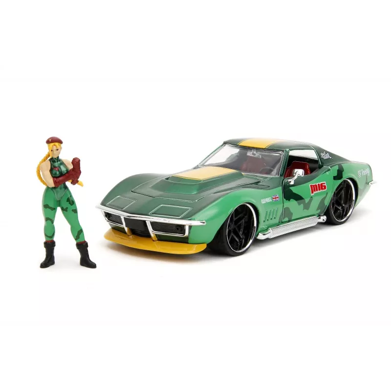 Samochód Jada Toys Street Fighter 1969 Chevrolet 1:24 Metalowy Zielony