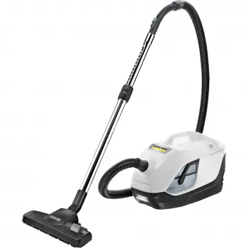 Odkurzacz cylindryczny Karcher DS 6 — na sucho, 650 W, pojemność na kurz 2 l, HEPA 13, promień działania 10,2 m, rura teleskopowa