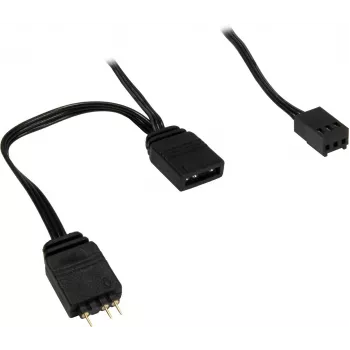 Kompaktowe chłodzenie cieczą Inter-Tech LC-120 RGB 12 cm czarny