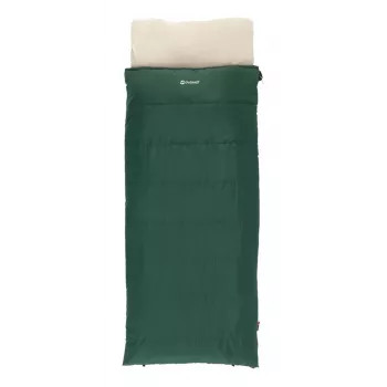Śpiwór Outwell Contour Prime dla dorosłych prostokątny poliestrowy 850×2200 mm, maks. wzrost użytkownika 190 cm, zielony