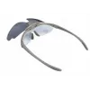 Okulary strzeleckie WOSPORT 6055T z 3 wymiennymi soczewkami i regulowanym paskiem