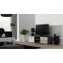 Cama stojak TV SOHO 140 szary/biały połysk