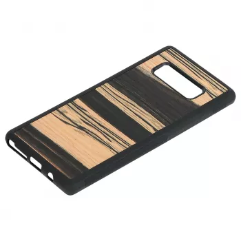 Etui na smartfon man and wood dla Samsung Galaxy Note 8 — wykończenie biało-hebanowe czarne