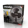 Mesko | Wentylator | MS 7309 | Wentylator stołowy | Czarny | Średnica 30 cm | Liczba prędkości 3 | Oscylacja | 40 W | Nie