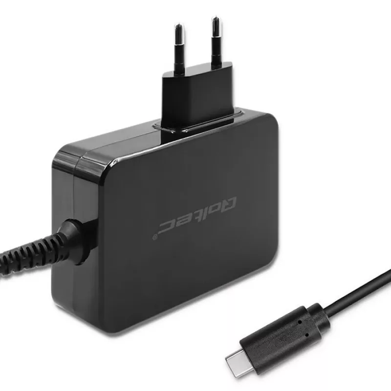 Qoltec PD 120W Turbo Fast Charger | 5-28V | 3-4.5A | USB-C | Czarny